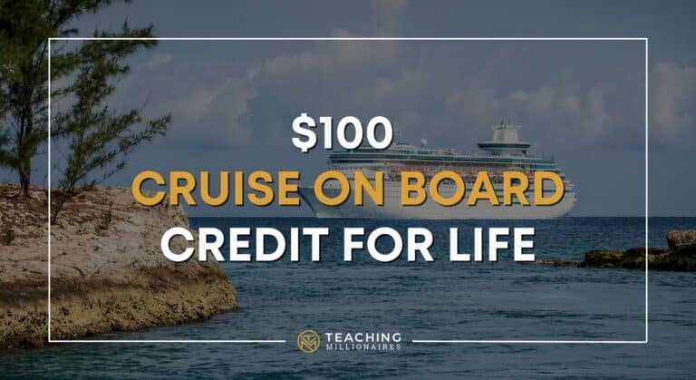 $100 Cruise Onboard Credit for the Rest of Your Life!